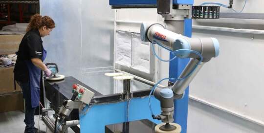 Polishing with a cobot